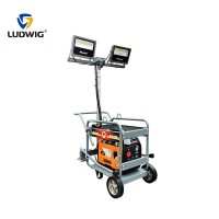 LED Portable Light Tower with generator