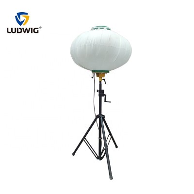 Tripod ballon lighting tower with LED lamp