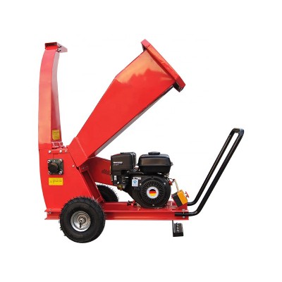 Small Garden Gas Powered Wood Branch Chipper Shredder