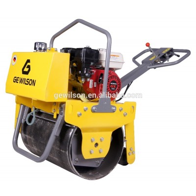 Single drum walk behind road roller with wheel size 600mm widely used in compacting and leveling foundation