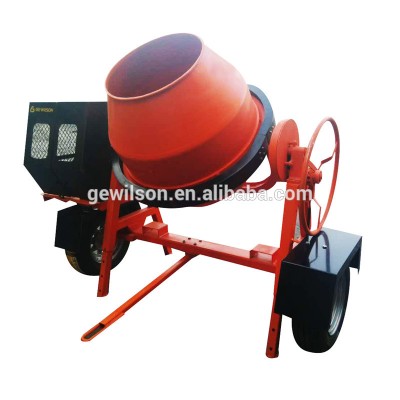 Construction equipment portable concrete mixer by 7HP gasoline engine