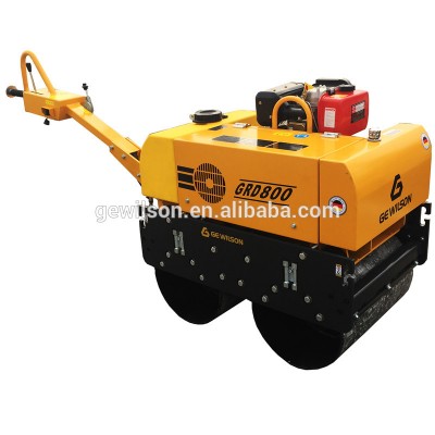 Double drum vibratory road roller from compactor machinery supplier