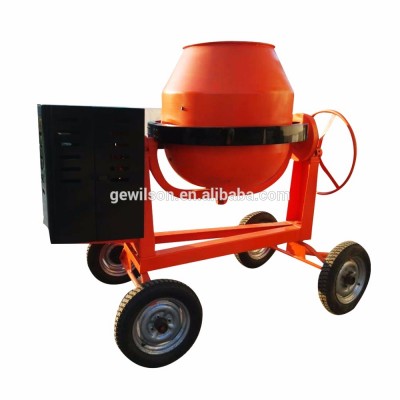 Mini Concrete Drum Mixer with truck trailer