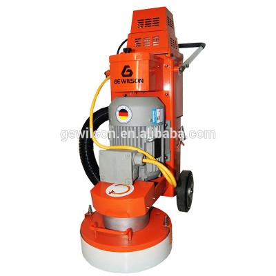 High power concrete floor grinding machine with diamond cutting blades