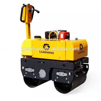 New small road roller with double steel wheels