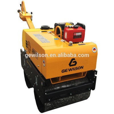 Vibratory heavy road roller with steel drum for sale