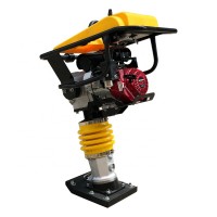 Soil vibratory tamping rammer