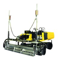 Ride on concrete laser screed machine